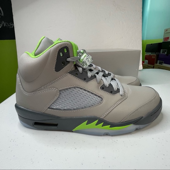 Air Jordan 5 Retro Green Bean Mens Size 10 Sneakers - Picture 3 of 10